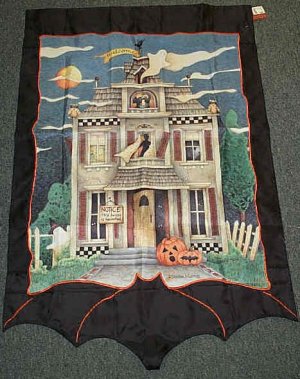 Haunted House Mini Flag