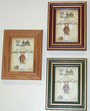 Decorative Framed Art with Bears