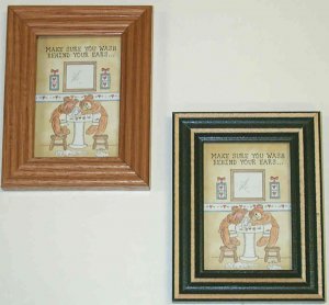 Decorative Framed Art with Bears