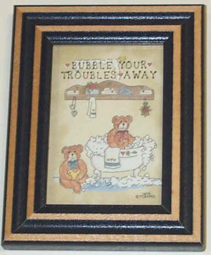 Decorative Framed Art with Bears