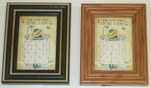 Decorative Framed Art with Bears