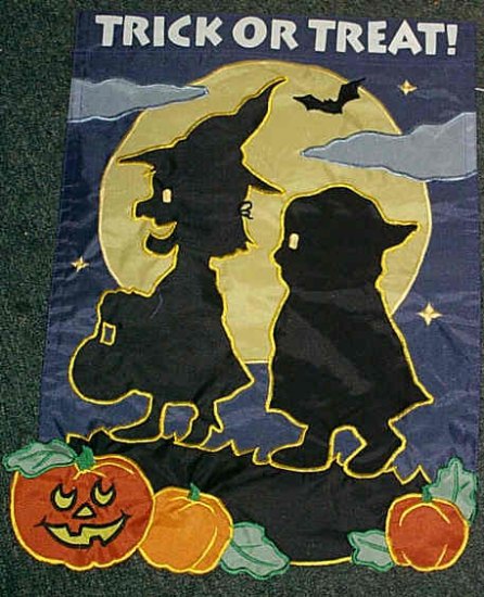 Trick or Treat Flag - Click Image to Close