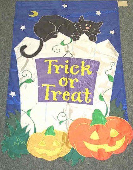 Trick or Treat Flag - Click Image to Close
