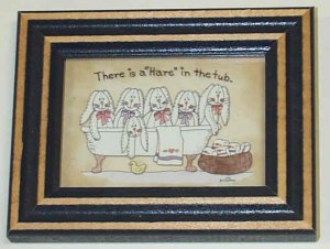 Decorative Framed Art with Bears