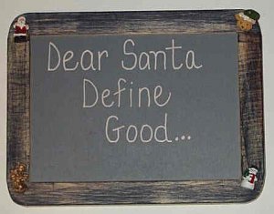 Decorative Chalkboard with saying