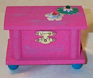 Decorated Jewelry Box