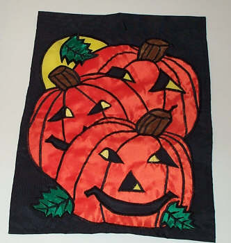 Pumpkins Garden Flag - Click Image to Close