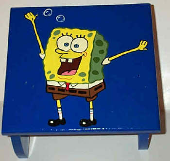 Spongebob foot stool - Click Image to Close