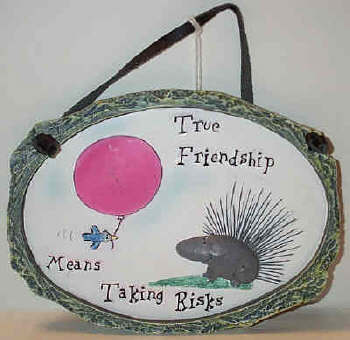 Friends Resin Plaque