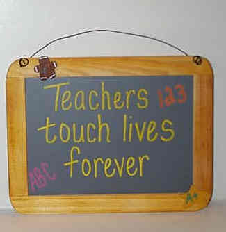 Teacher Plaque - Click Image to Close