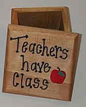 Teacher jewelry box - Click Image to Close