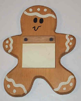 Gingerbread memo plaque