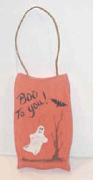 Wood Halloween bag - Click Image to Close