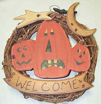 Halloween Wreath - Click Image to Close