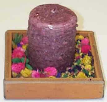 Country Candle with base