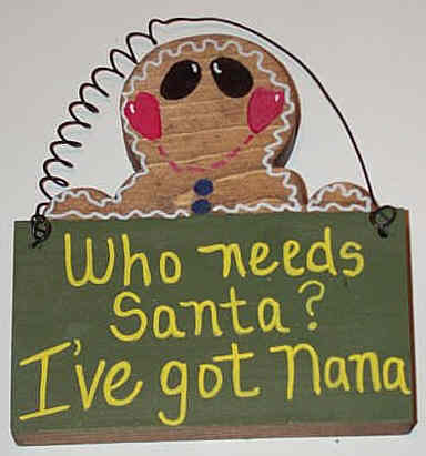 Gingerbread plaque/ Christmas decoration - Click Image to Close