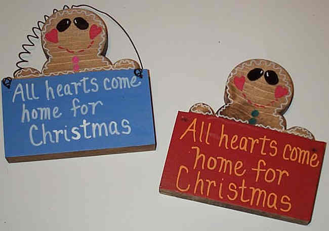 Gingerbread plaque/ Christmas decoration - Click Image to Close