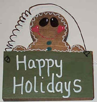 Gingerbread plaque/ Christmas decoration - Click Image to Close