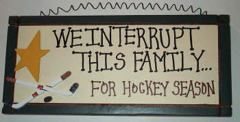 Hockey Plaque