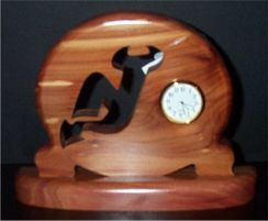 NJ Devils Clock