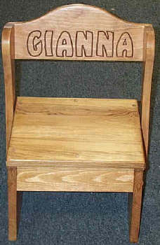 Folding Name Stool