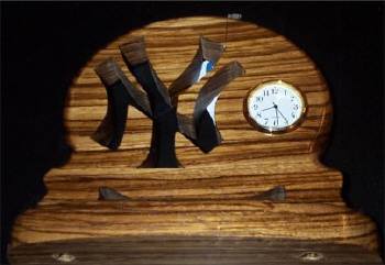 NY Yankees Clock