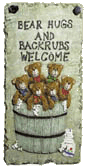 Bear Hugs Small Plaque Bear Hugs Small Plaque