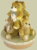 Bears Candle Topper - Click Image to Close